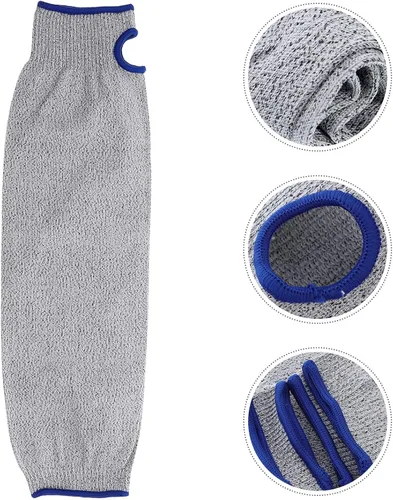 Miniatura 6 de 1 Pair Cut Resistant Arm Sleeves, High Abrasion Resistant Thick Forearm Protection Sleeves, Breathable Anti-cut Long Arm Covers for Industrial