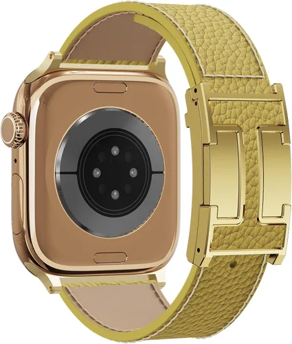 Miniatura 14 de Correa de reloj magnética de cuero compatible con Apple Watch Ultra 49 mm, 46 mm, 45 mm, 44 mm, 42 mm, 41 mm, 40 mm, 38 mm, correa de repuesto