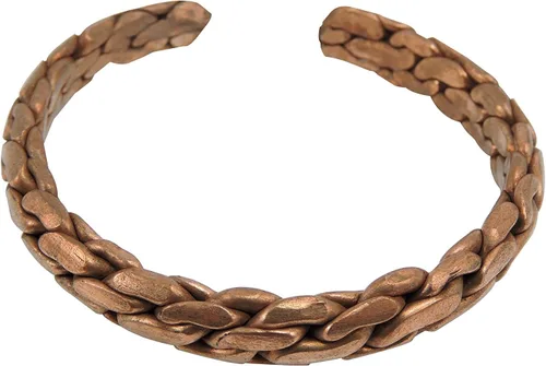 Miniatura 4 de Pulsera medicinal tibetana de cobre hecha a mano en Nepal