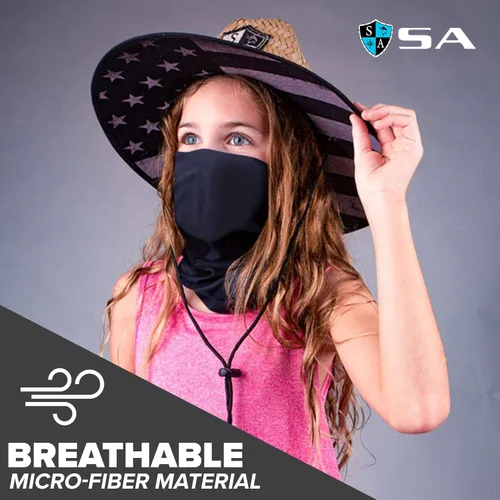 Miniatura 3 de S A Paquete de 5protectores faciales, con protección UV, multiuso, para niños y niñas