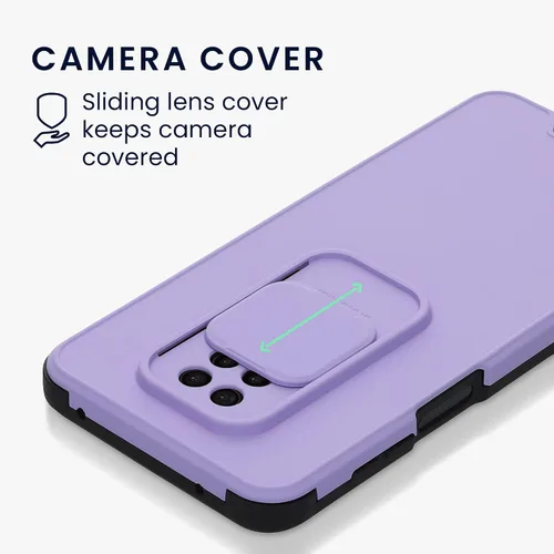 Miniatura 2 de kwmobile Funda híbrida compatible con Xiaomi Redmi Note 9S / 9 Pro / 9 Pro Max - Funda con cubierta de cámara y parachoques - Funda para teléfono