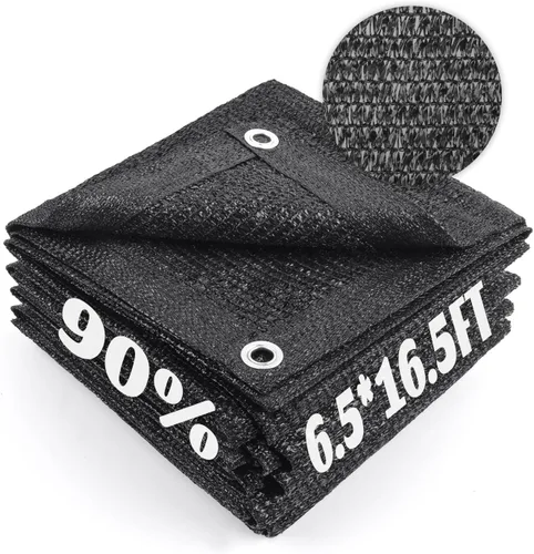Miniatura 38 de Cool Area Lona de malla con ojales para cubierta de plantas, toldo de patio de 10 x 20 pies, para jardín, pérgola, invernadero, coche, granero, 55%