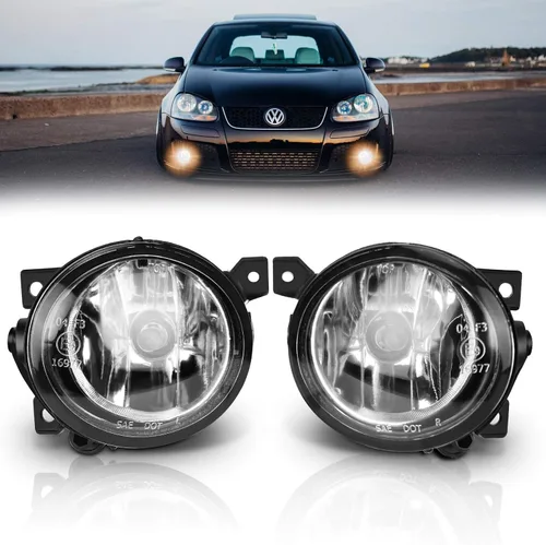 TangMiGe Luces Antiniebla para Volkswagen GTI/Volkswagen Jetta 2006 2007 2008 2009 2010, Faros Antiniebla de Reemplazo Premium (VW GTI/Jetta), 1