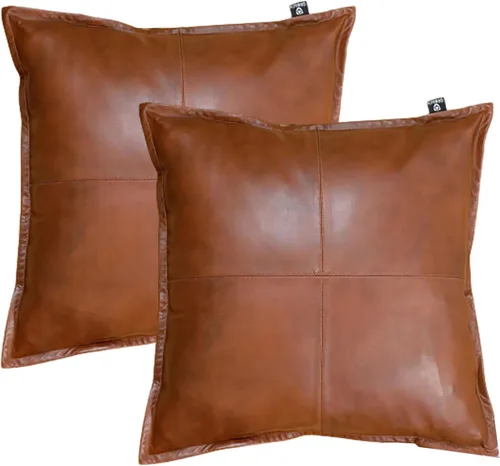 Miniatura 8 de Funda de almohada de piel de cordero – Funda de cojín para sofá, fundas decorativas para sala de estar o dormitorio de 20 x 20 pulgadas – Caja