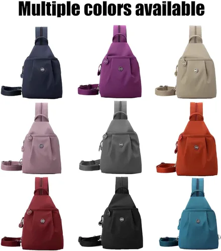 Miniatura 6 de Preferablen Waterproof 2-Way Commuter Bag, Large Capacity Oxford Convertible Shoulder Travel Bag, Anti-Theft Travel Tote, Small Backpack Purse