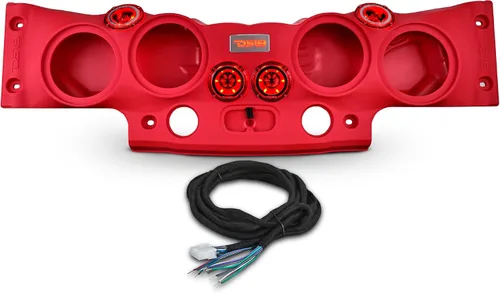 DS18 JK-SBAR.HT - Barra de sonido compatible con el sistema de barra de sonido superior Jeep JK/JKU, se adapta a altavoces 4 x 8 (no incluidos), 4