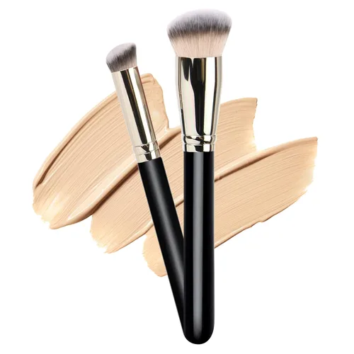 Brocha para maquillaje DPOLLA Pro, brocha para base de maquillaje y corrector impecable, perfecta para cualquier tipo de maquillaje, brocha de