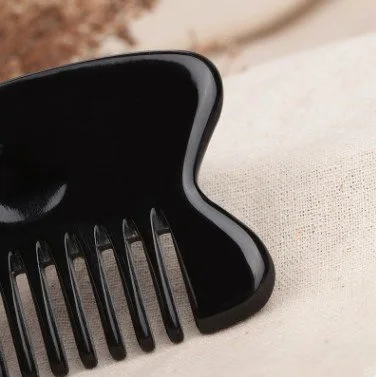 Miniatura 3 de GuaShahe Best Buffalo Horn Gua Sha - Herramienta de masaje para raspar - Tabla de guasha hecha a mano - Grandes herramientas para terapia