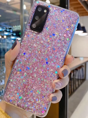 Miniatura 8 de Diseñada para Samsung Galaxy S22, con purpurina brillante para mujeres y niñas, bonita funda protectora de goma delgada para Galaxy S22 5G de 6.1