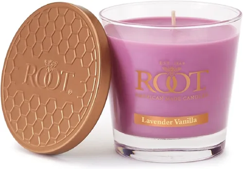 Miniatura 15 de Root Candles Velas perfumadas de cera de abeja Veriglass Premium, hechas a mano, mezcla de cera de abeja en panal, tamaño grande, vainilla francesa