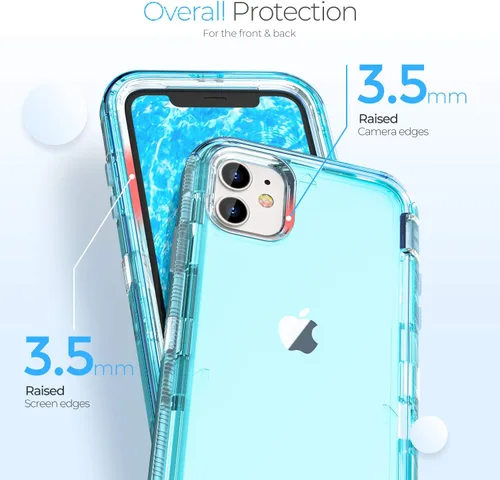 Miniatura 4 de ORIbox - Funda compatible con iPhone 11 Pro Max, resistente a los golpes, anticaídas, transparente