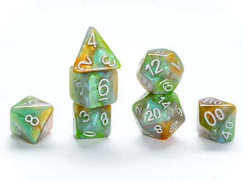 Miniatura 5 de Gate Keeper Games & Dice Gate Keeper Aether Dice: Eternity - Juego de dados de 7 piezas, juegos de Gate Keeper