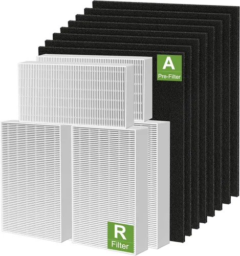 Miniatura 9 de Filtro HEPA HPA300 de repuesto para purificadores de aire Honeywell serie HPA300 HPA300, HPA300VP, HPA304, HPA3300, reemplazo HRF-R3