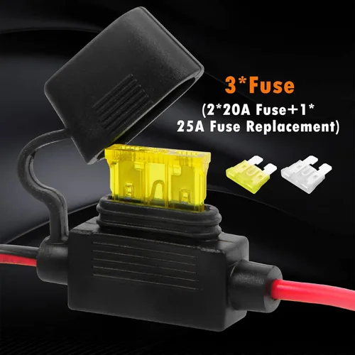 Miniatura 5 de CUZEC Enchufe adaptador de enchufe 14AWG de 4 pies / 3.9 ft con terminal de ojal