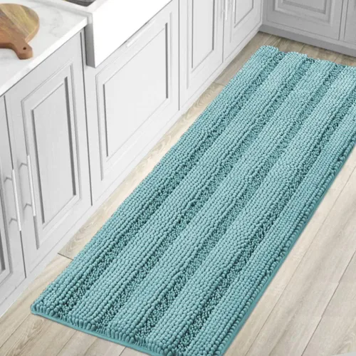 Miniatura 101 de H.VERSAILTEX - Alfombras de baño, juego de 2 piezas, alfombra de contorno para baño, juego de alfombras para inodoro, alfombra antideslizante