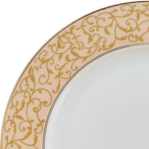 Miniatura 3 de Mikasa Parchment - Juego de vajilla de 40 piezas, servicio para 8, platos de porcelana duraderos, cuencos y tazas con diseño contemporáneo, apto
