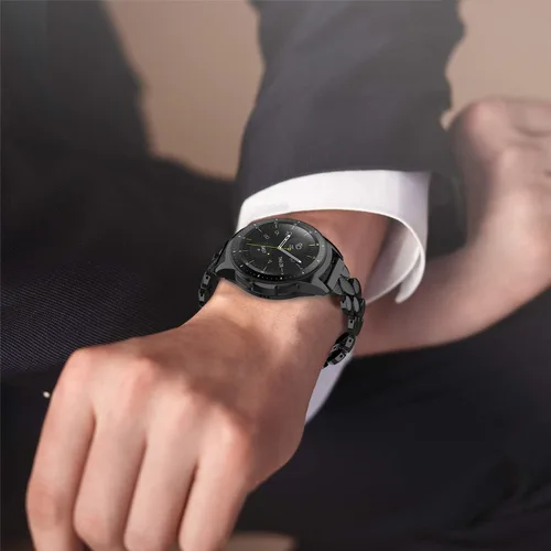 Miniatura 2 de TOYOUTHS Compatible con Samsung Galaxy Watch 7/FE/6/5/4 de 1.575 pulgadas, 1.732 pulgadas, correa de cadena de metal de 0.787 pulgadas para Galaxy