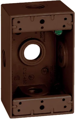 Miniatura 13 de SIGMA ENGINEERED SOLUTIONS 14250WH Caja de Salida Eléctrica de Metal, Resistente a la Intemperie, Protector de Enchufe y Receptáculo de Montaje