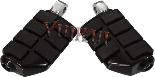 Miniatura 21 de Cromado o negro motocicleta Premium universal trasero pie clavija para pasajero con adaptadores de montaje macho para Honda VTX 1300 C/R/S/T Estilo2