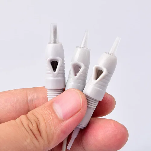 Miniatura 6 de 50 agujas de cartucho de microblading para dispositivo encantador, máquina de maquillaje permanente, bolígrafo Charme Princess Tattoo Machine