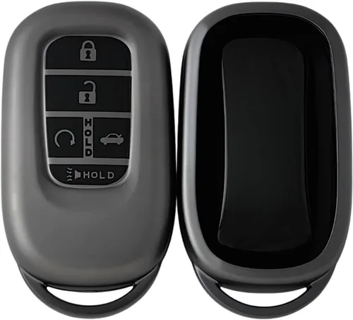 Miniatura 3 de REPROTECTING Funda para llavero de TPU compatible con (5 botones) Honda Accord Civic HR-V CR-V Pilot Sport SI EX EX-L Touring 2022-2026 (negro mate)