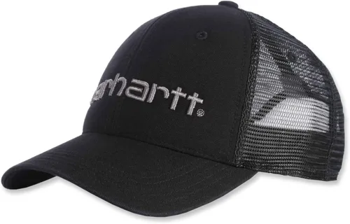 Carhartt Gorra gráfica con logotipo de malla trasera de lona para hombre