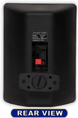 Miniatura 6 de Acoustic Audio 151B - Altavoces de 2 vías para interiores y exteriores, 600 vatios, par negro