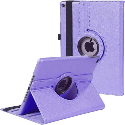 Miniatura 18 de Funda para iPad de 9.7 pulgadas 2018 2017/iPad Air 2 – Funda protectora con soporte giratorio de 360 grados, funda protectora inteligente