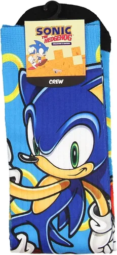 Miniatura 3 de Sonic The Hedgehog - Anillos dorados sublimados de media pantorrilla, Azul