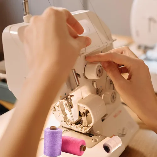 Miniatura 6 de Hilo de coser de poliéster de 24 colores para coser a mano, acolchado y máquina de coser, juego de 1000 yardas por carrete.