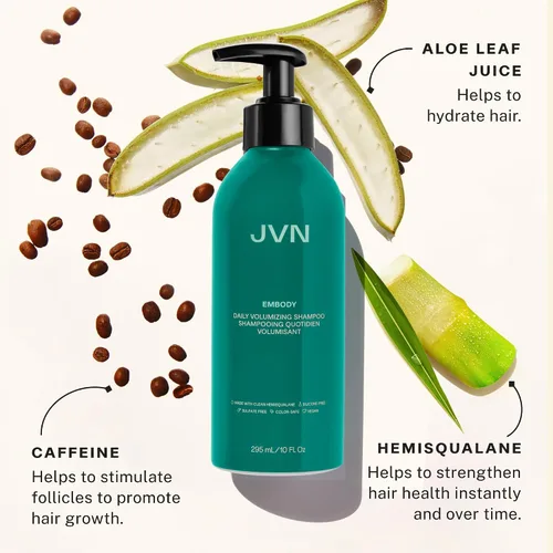 Miniatura 2 de JVN Embody - Champú voluminizador y acondicionador hidratante nutritivo, 20 onzas líquidas, aumenta el cuerpo y la plenitud, acondicionador