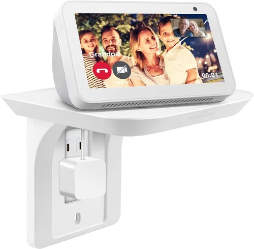 Miniatura 8 de Soporte de pared para Echo Show 5, soporte de pared para Echo Show 8, soporte universal para altavoz, giratorio ajustable de 360 grados, accesorios