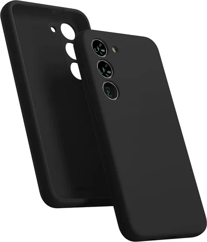 GOOSPERY Funda de silicona líquida compatible con Samsung Galaxy S23, suave al tacto, protección de cuerpo completo, a prueba de golpes, con forro