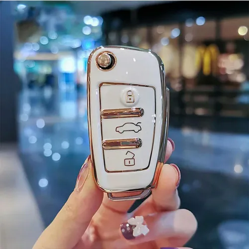 Miniatura 7 de DOUKI Fashion TPU Car Key Case Cover Shell Fob, for Audi A1 A3 8P A4 A5 A6 C7 A7 S3 S7 S8 R8 Q2 Q3 Q5 Q7 Q8 SQ5 TT RS3 RS6