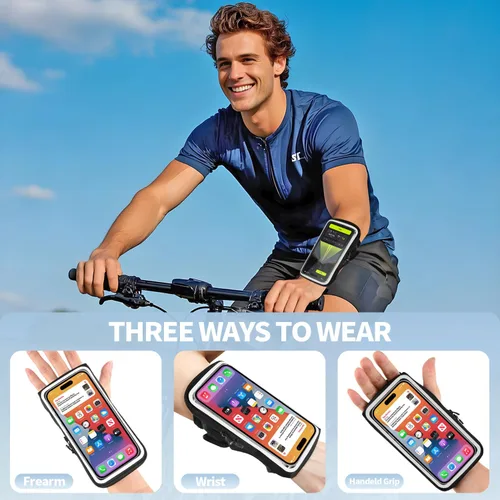 Miniatura 2 de Soporte de teléfono para correr, correa Frearm para iPhone Pro Max Plus SE (16/15/14/13/12/11/X/XR) Galaxy S24/S23/S22/S21, accesorios impermeables