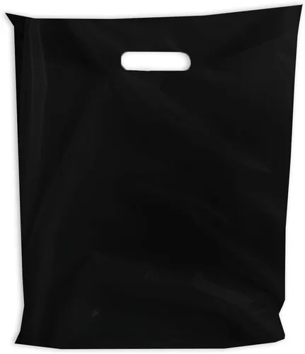 Miniatura 29 de Bolsas de mercancía de plástico MMSBAGS para venta al por menor, con asas troqueladas, fuertes, resistentes al desgarro, diferentes tamaños