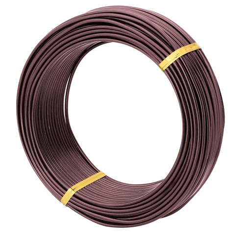Miniatura 11 de Negro-1.0-Alambre de aluminio anodizado para bonsái de 250g de gran rollo, muchas tallas para elegir, KSVZS alambre de metal flexible