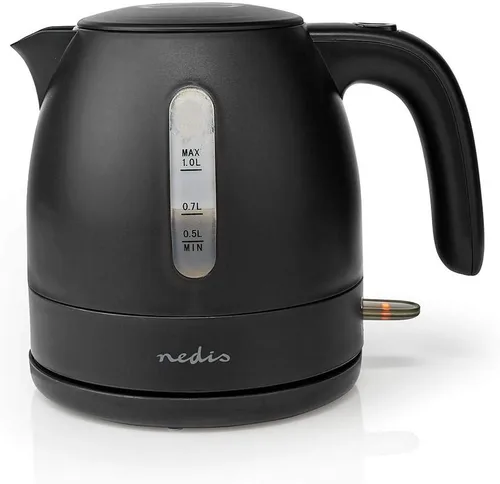 Miniatura 2 de Nedis Hervidor eléctrico, 1 L, rotación de 360 grados, negro