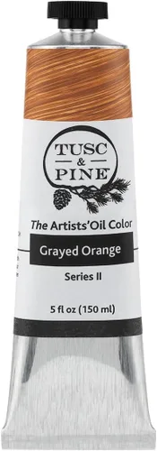 Miniatura 124 de Tusc & Pine Pintura al óleo Artist – Alizarin Crimson, 1.4 fl oz, sin amarilleo, consistencia rica y cremosa, carga máxima de pigmento, pinturas al