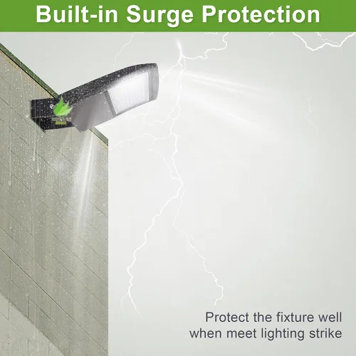Miniatura 8 de Luces LED de poste de estacionamiento de 100 W, sensor de fotocélula del atardecer al amanecer, protección contra sobretensiones integrada, 1-10 V