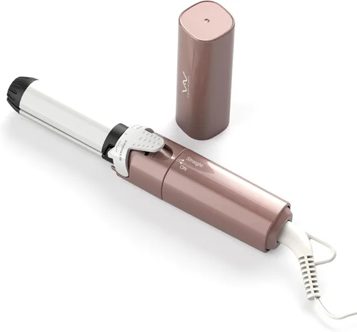 Miniatura 8 de VAV Mini Plancha rizadora de pelo 2 en 1 de viaje, plancha plana de doble voltaje, plancha de pelo de 1 pulgada, varita rizadora portátil