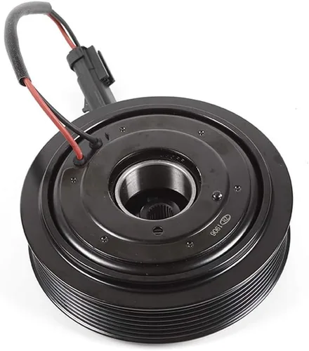 Kit de embrague de compresor de CA para cubo de bobina de polea (7 poleas de ranura, rodamiento, bobina, placa) se adapta a 1996-2002 para Dodge RAM