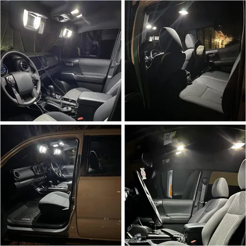 Miniatura 4 de Kit de 11 bombillas LED para interiores Dodge Dart 2013, 2014, 2015, 2016, mapa, cúpula, cajuela, espejo de tocador, luces de matrícula
