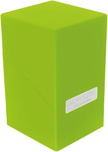 Miniatura 3 de Ultimate Guard Monolith Deck Case 100+ Juego de cartas verde claro tamaño estándar