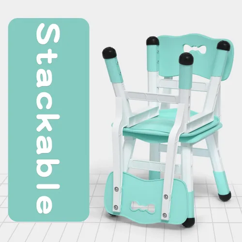Miniatura 5 de Sillas ajustables para niños de 3 niveles ajustables para interiores adecuadas para niños de 2 a 6 años. Carga máxima de 220 libras, adecuadas