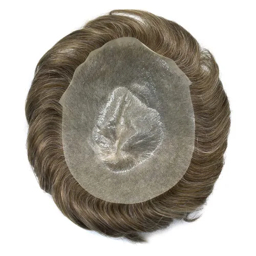 Miniatura 31 de Toupee for Men Human Hair Pieces Ultra Thin Skin Mens Toupee Hair Replacement System Mens Hair Units for Men