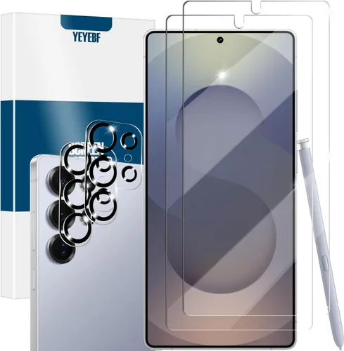 Miniatura 15 de Protector de pantalla de vidrio templado transparente para Galaxy S20 FE HD + protectores de lente de cámara, [2+2 unidades] [vidrio 3D]