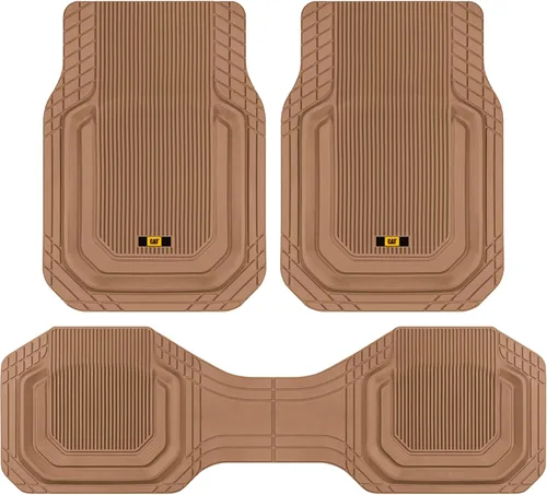 Cat® ToughLiner™ Alfombrillas para el Suelo del Coche - Alfombrilla de Servicio Pesado Recortable para Camiones - Alfombrillas de Coche y Forros