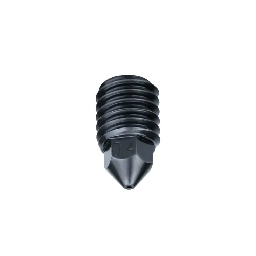 Creativity Boquilla de acero endurecido 0.016 in, boquilla de acero extra endurecido compatible con Lab X1 Carbon X1-Carbon Combo P1P impresora 3D