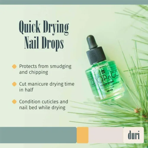 Miniatura 2 de duri Drop'n Go Gotas de uñas de secado rápido, gotas de secado rápido para esmalte de uñas de larga duración, 0.45 onzas líquidas (paquete de 1)